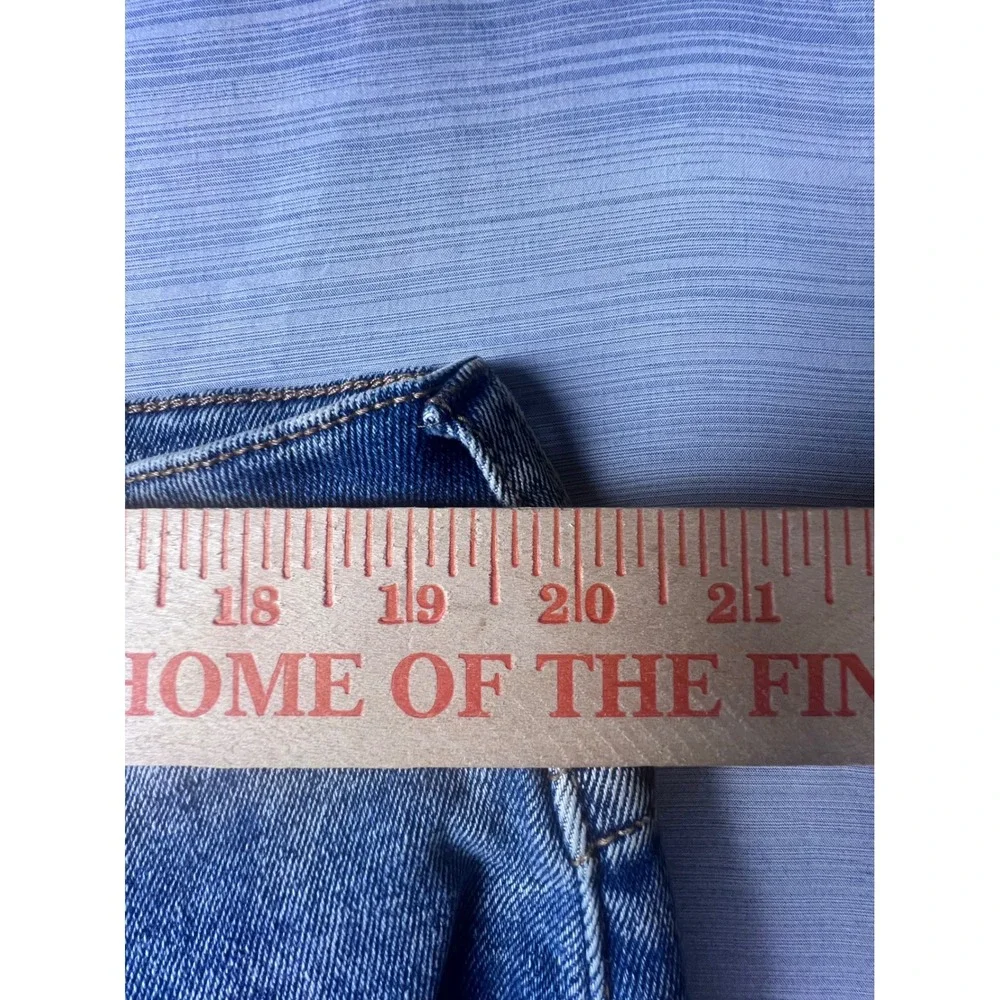 True Religion Ricky Relaxed Straight Jeans Mens 38 Blue Faded Horseshoe Denim
